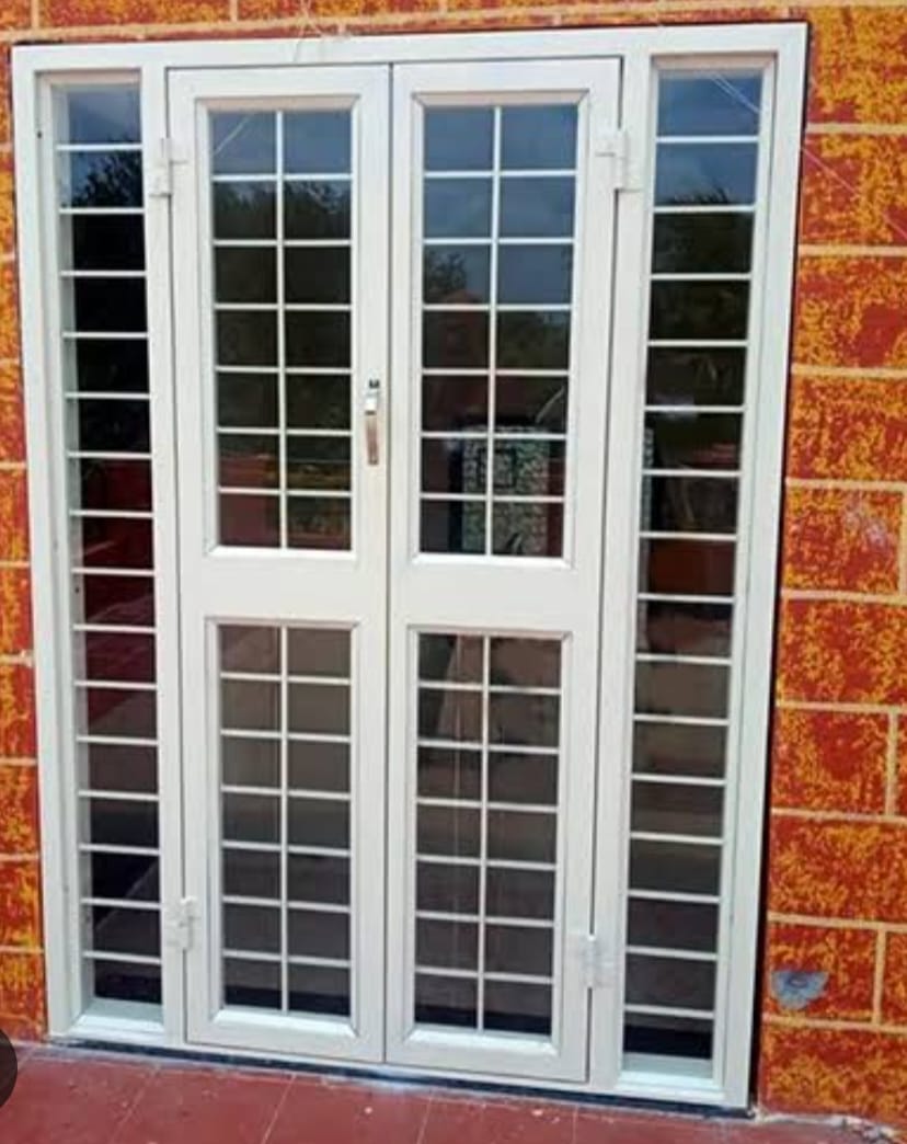Double Leaf Glass Security Door